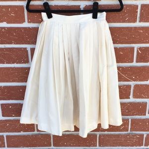 Claude Barthelemy Vintage Pleated Swing Skirt